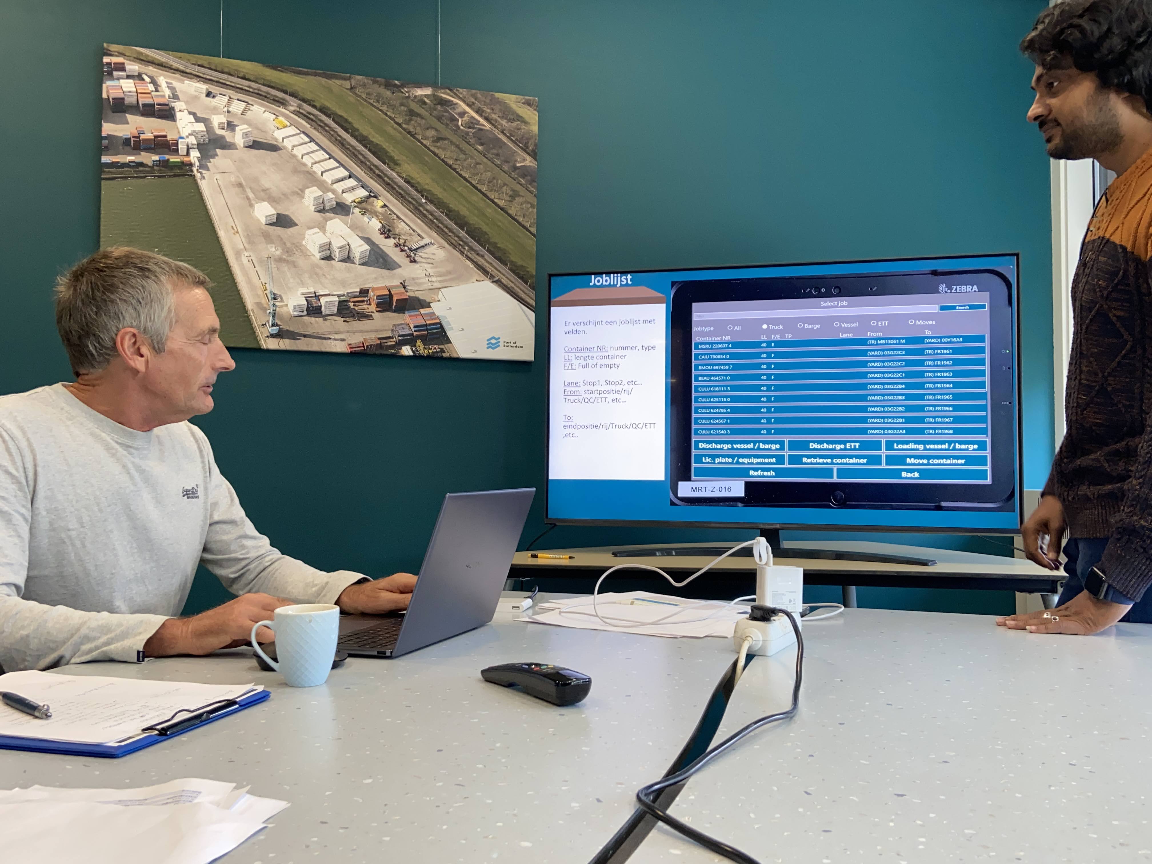 Office discussion and team collaboration